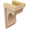 Ekena Millwork 6"W x 6"D x 12"H Wide Emerson Rough Cedar Woodgrain TimberThane Corbel, Primed Tan CORUR06X06X12EMRRCPR - alternate 4